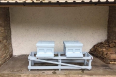 Bee-hives-painted-and-ready